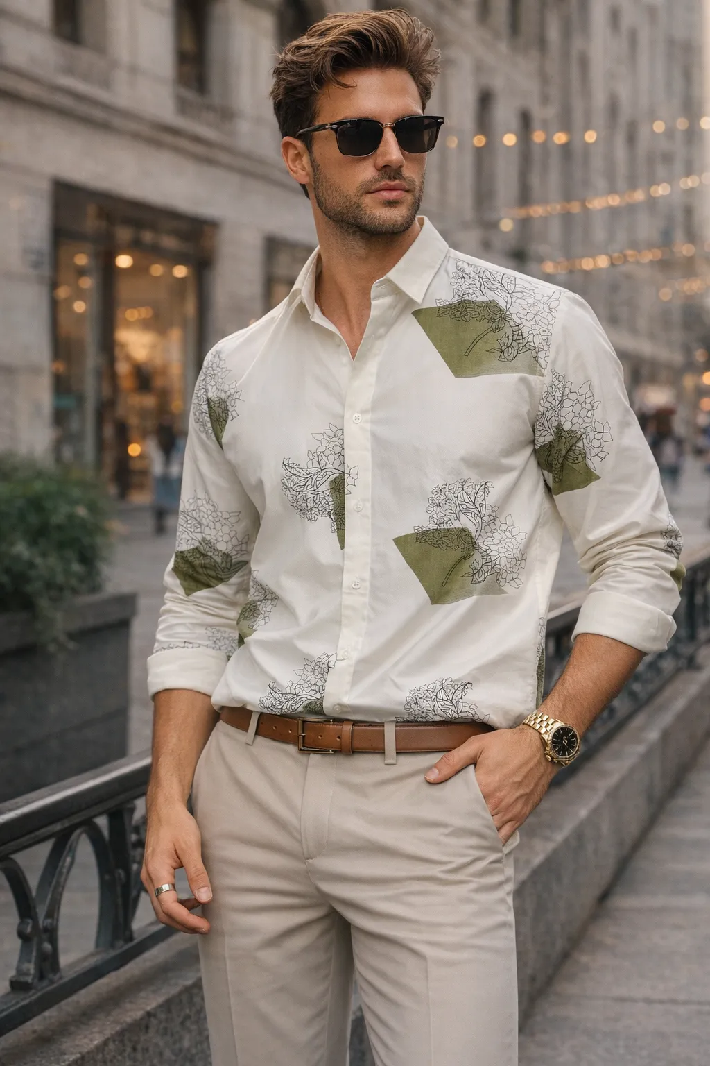 Urban Botanical Premium Cotton Shirt