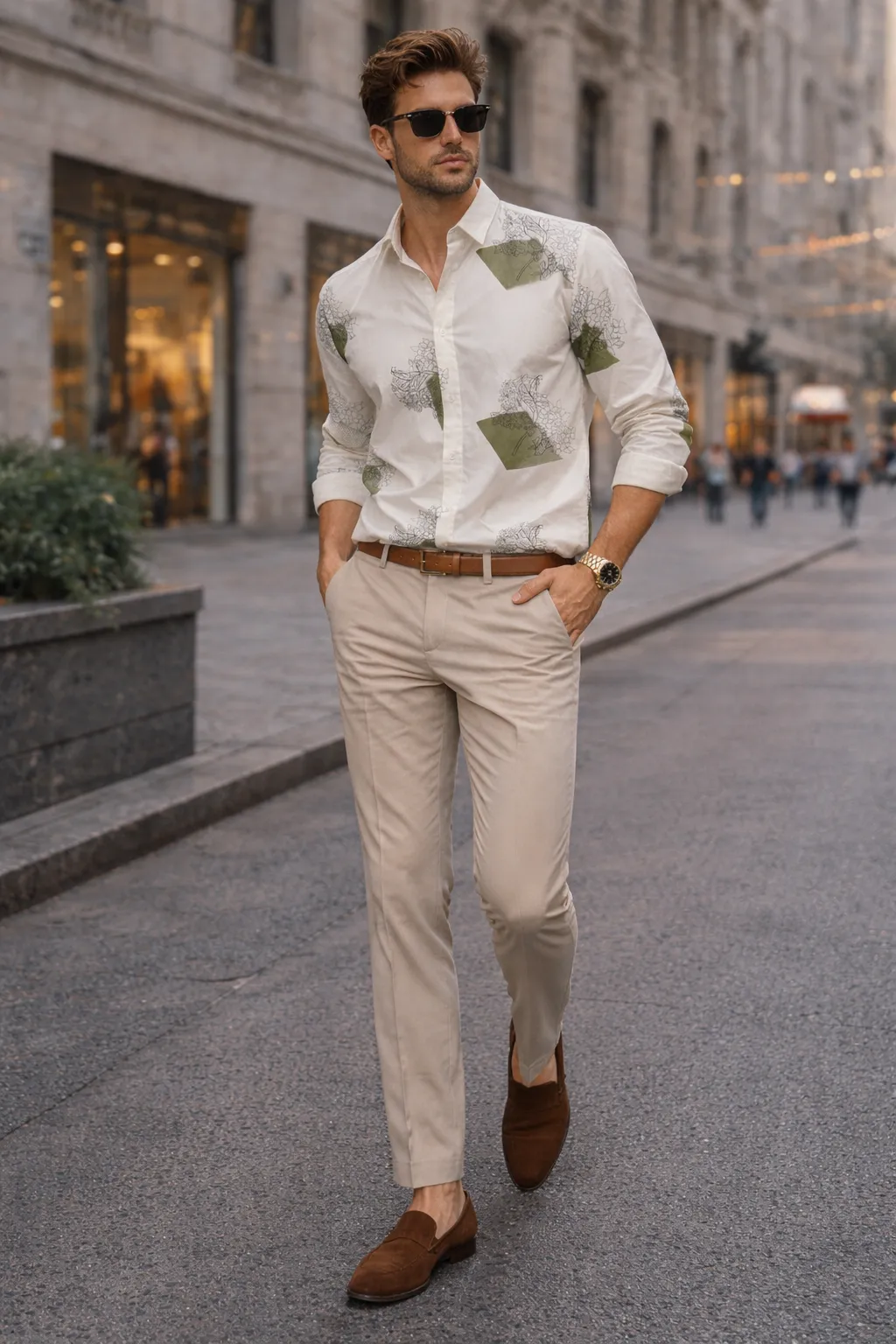 Urban Botanical Premium Cotton Shirt