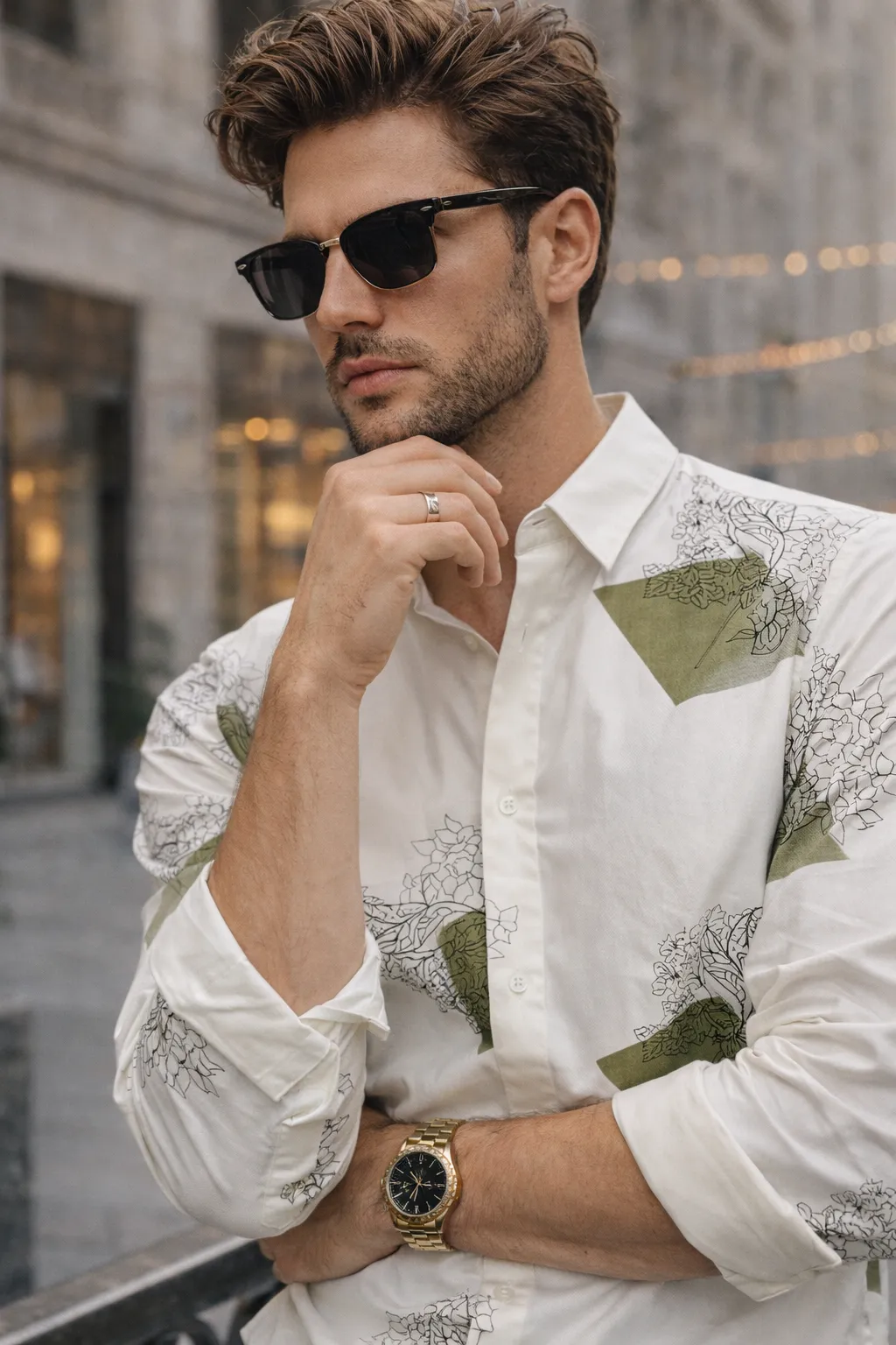 Urban Botanical Premium Cotton Shirt