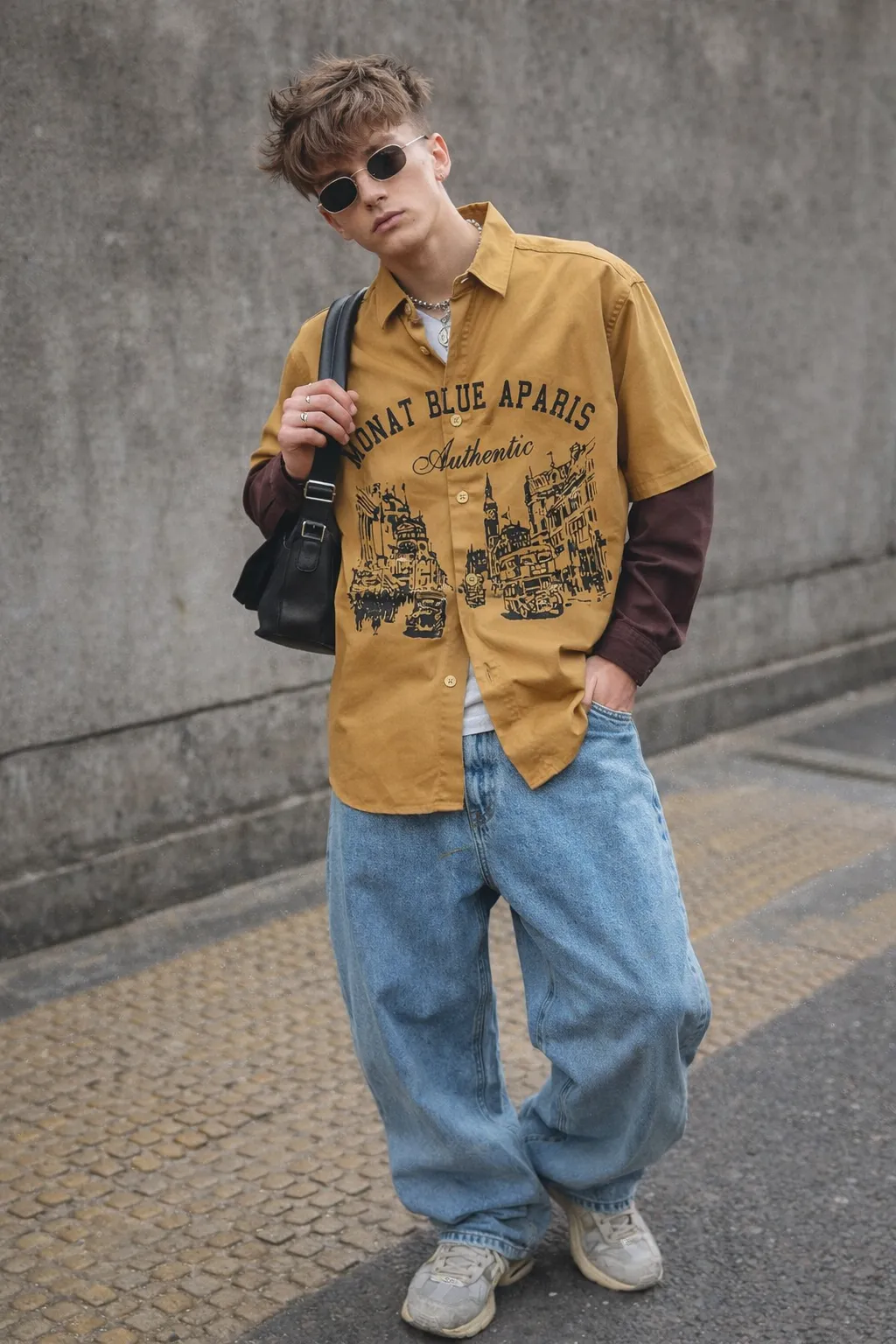 Mustard Paris Doctor Sleeve Shirt – Street Edition